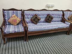 wooden sofa set