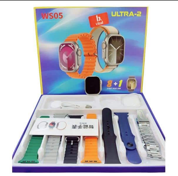 Ws05 Ultra 2 Smart Watch With 7 Straps 4