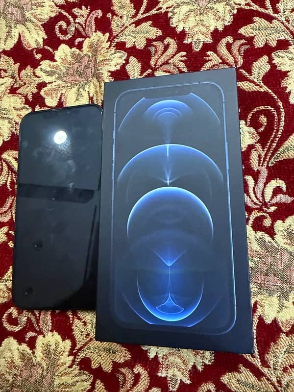 iPhone 12 pro max Blue, 128GB PTA Approved (7 days warrenty ) Like New 5