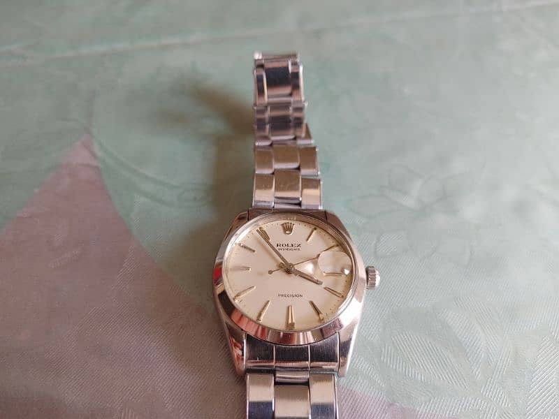 Rolex Oyesterdate Precision Vintage Watch with Original Box 4