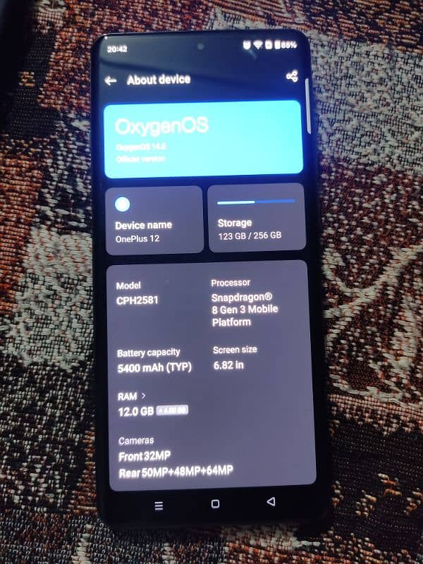 oneplus 12 16/256 2