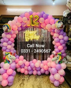 BIRTHDAY DECORATIONS, NIKKAH , MAIYON MEHNDI EVENTS AND PLANNER