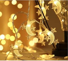 Fielegen 40 LED Moon String Lights Battery Operated 20ft Moon Mini Sta