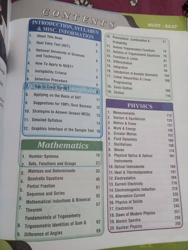 NUST & ECAT preparation book 2