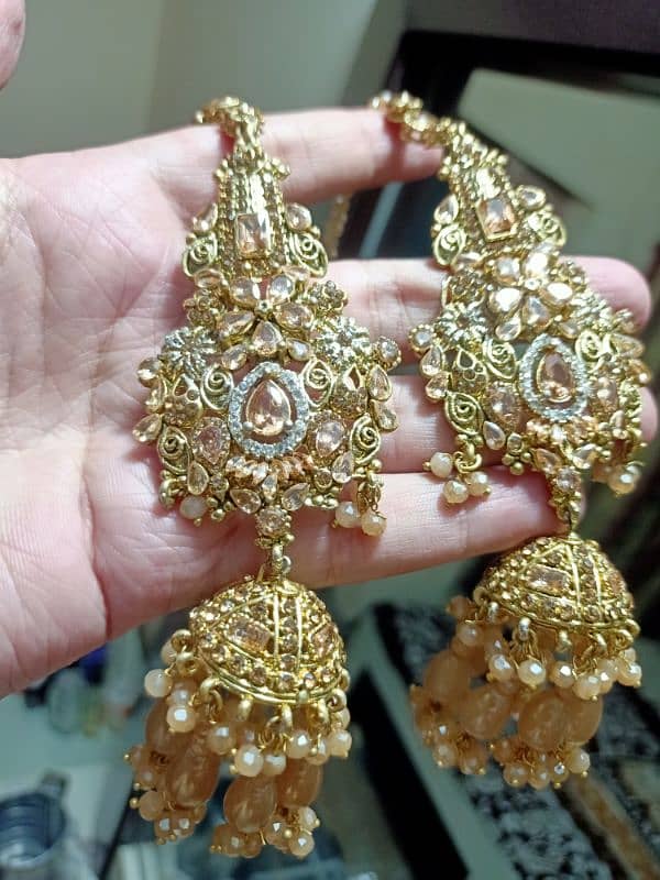 Imitation bridal jewellery set 3