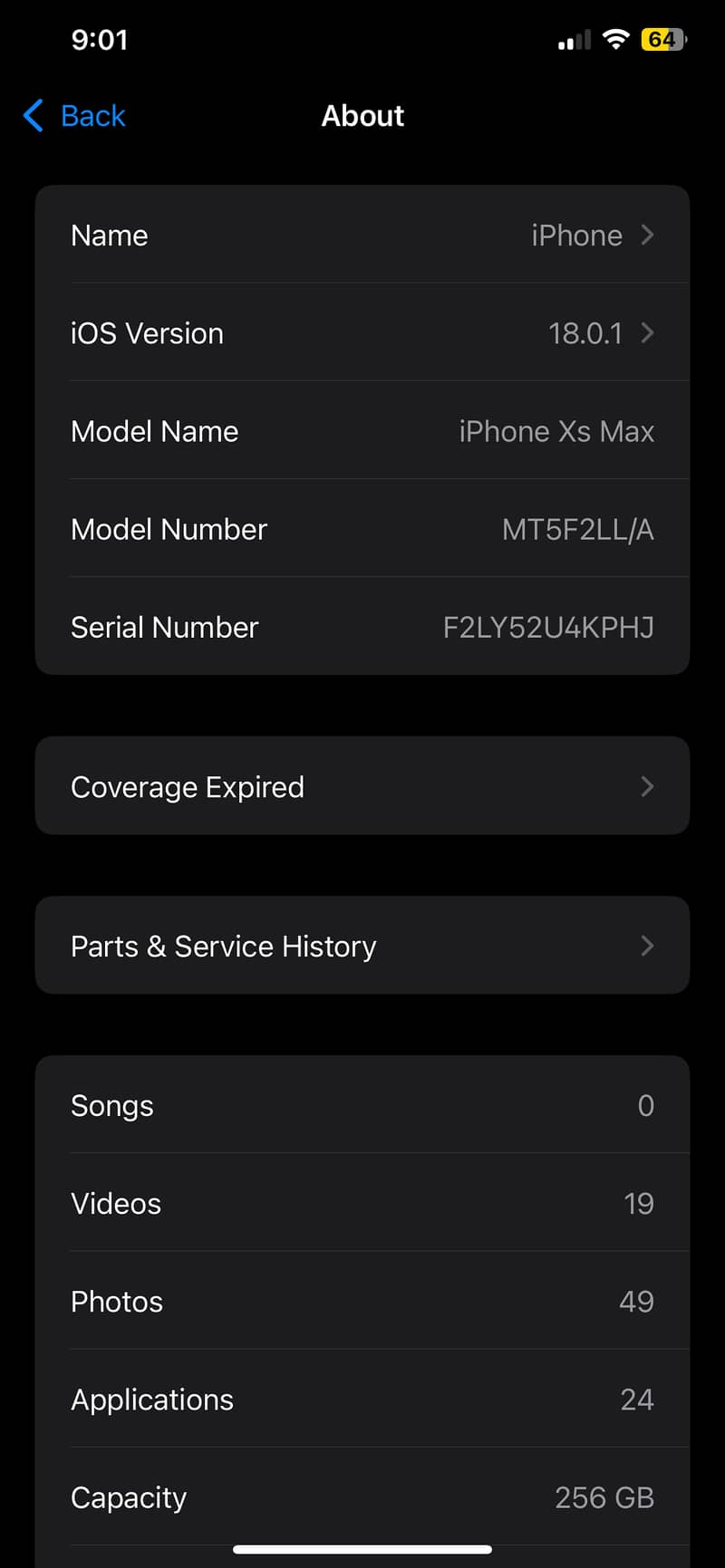 iPhone XS Max 256GB 10/10 Condition 7