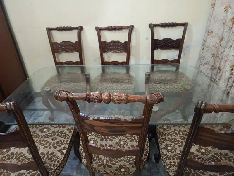 Dining Table With Six Luxury Chairs 3