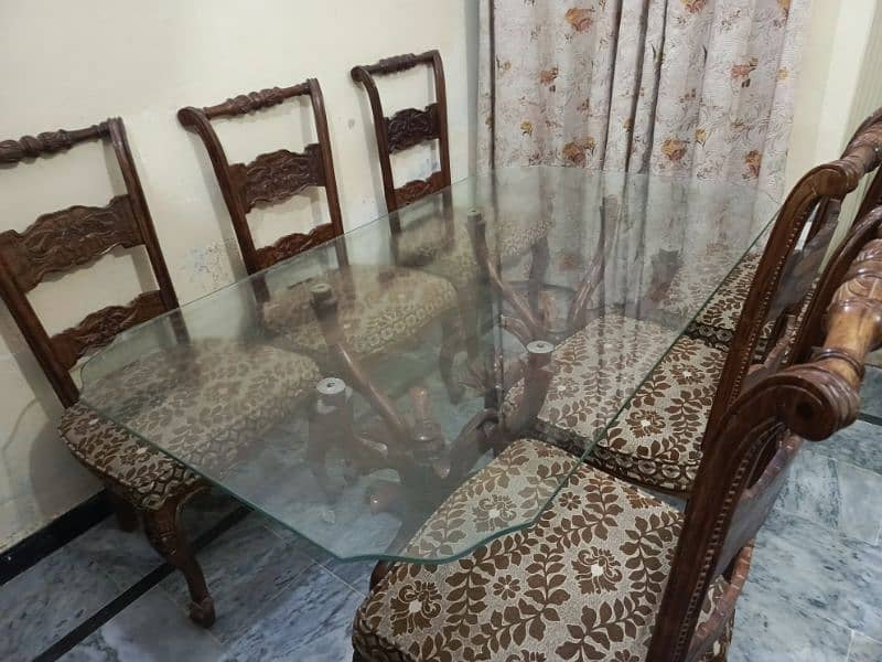 Dining Table With Six Luxury Chairs 5