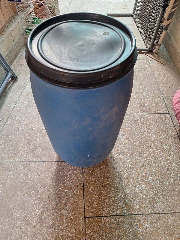 Plastic Drum Good Condition 2