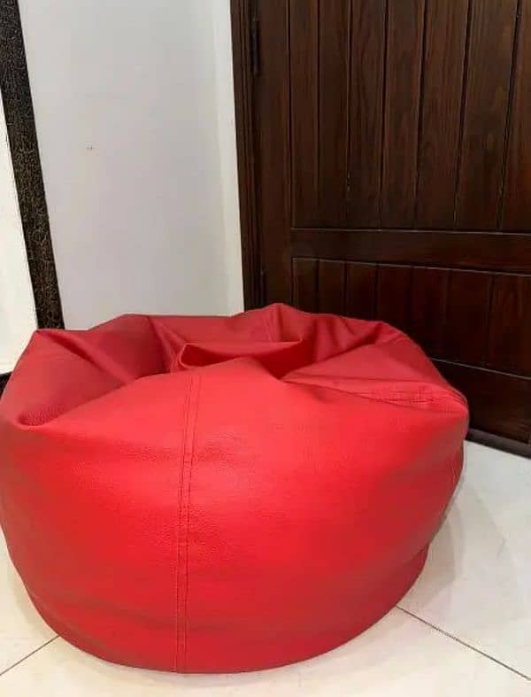 leather bean bags adult size. 1