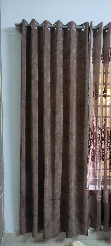 3 Curtains, 2 Imported Velvet, One Palachhi 3