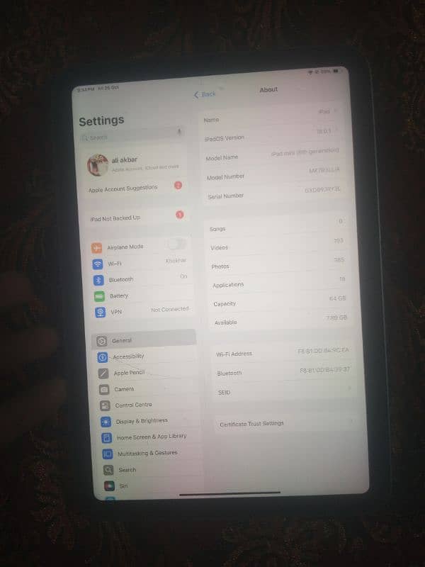 iPad mini6 with box charger 1