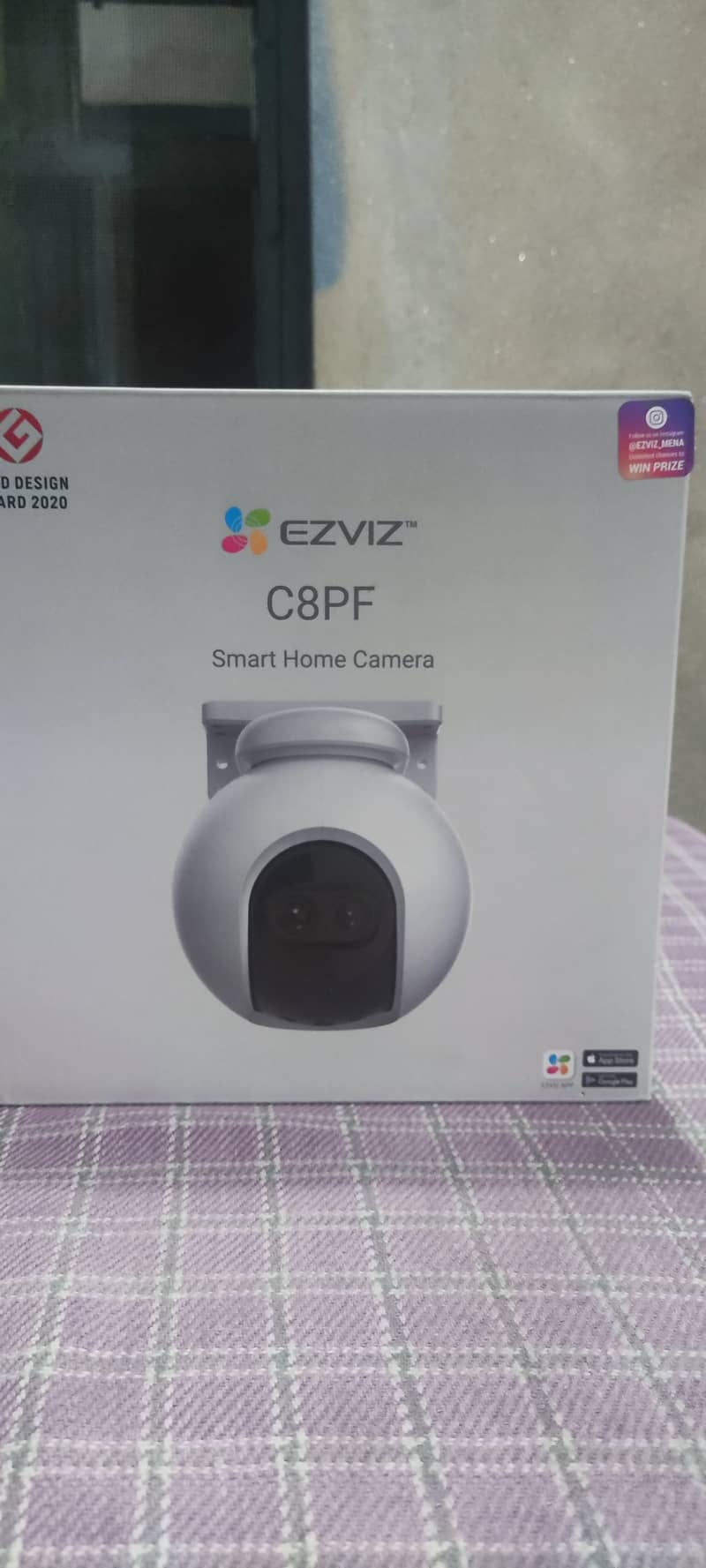 Ezviz C8PF smart camera WiFi 360 used like new 0