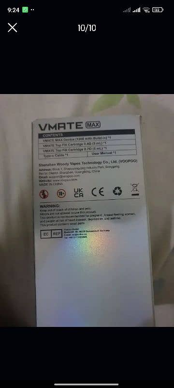 VMATE MAX POD FOR SALE URGENT 2