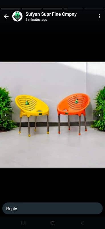 Branded chairs and Tabels 16