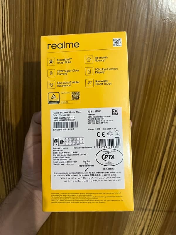 Realme note 60 4/128 new box pack 1