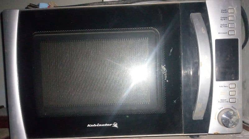 microwave slightly used. . 1