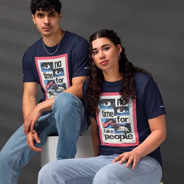 Unisex T shirt By Ebrift – Fake People- limited edition 6