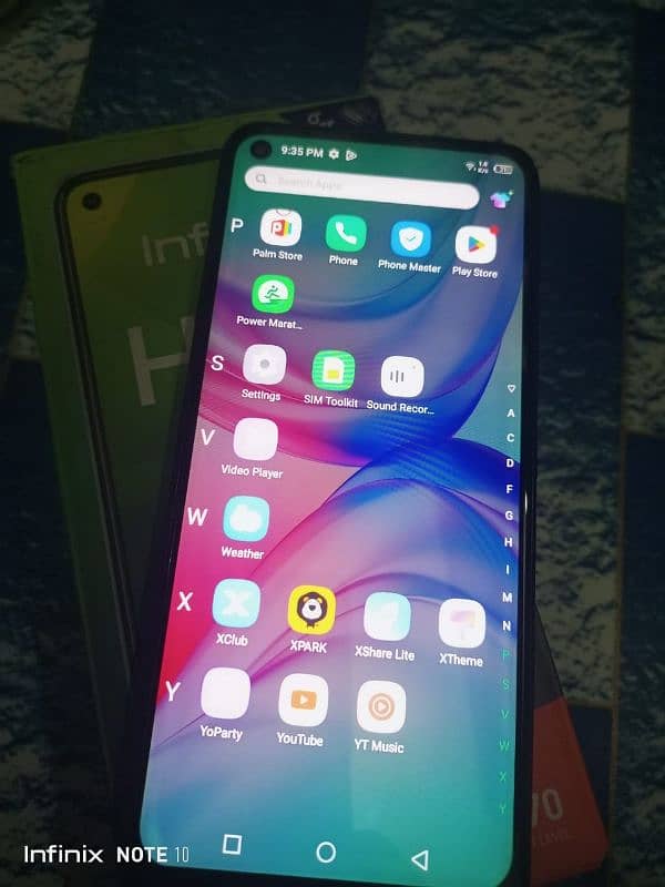 infinix Hot 10 ram 4 GB/memory 64GB 1