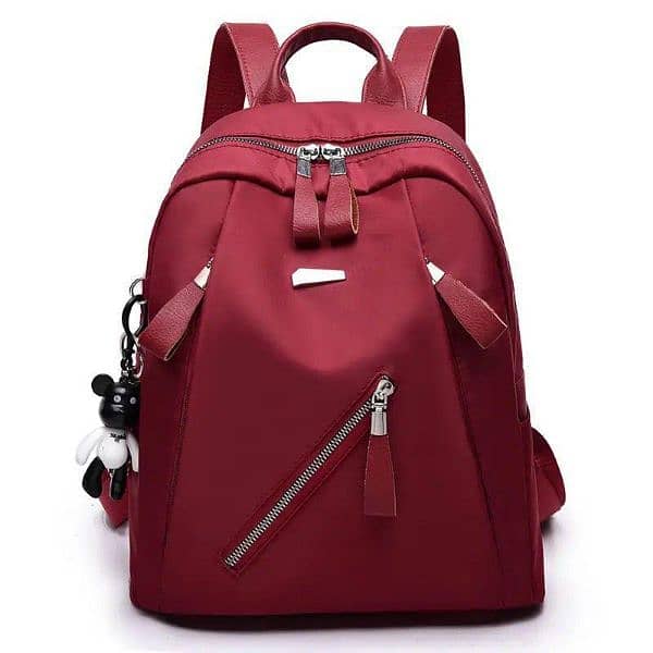 Nylon backpack for girls 0