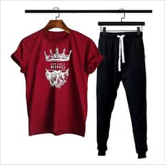 2 Pcs Men's Cotton Jersey Track Suit