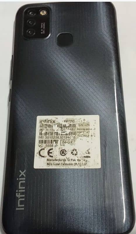 Infinix smart 6  black color 3