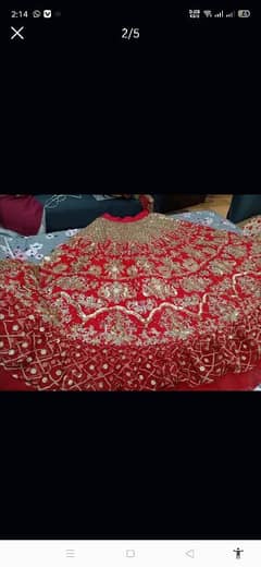 bridal lehnga by Zahra Ahmad