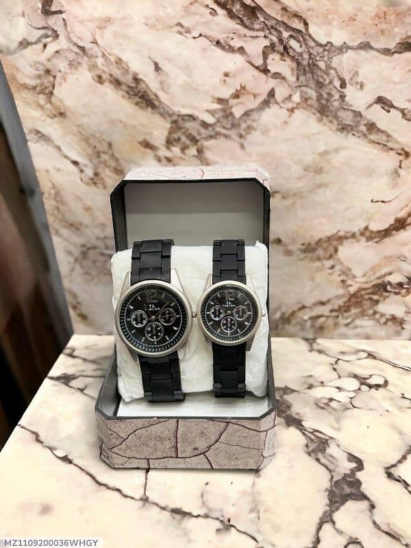 Analogue Branded Quality Couple Watch 1