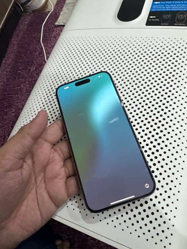 Iphone 15 Pro Max 256GB Silver titaniam Dubai Varient PTA Approved 4