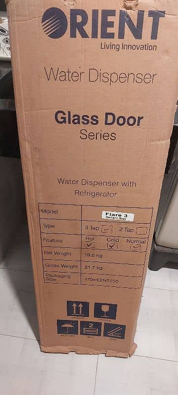 Orient water Dispenser - Glass Door 2