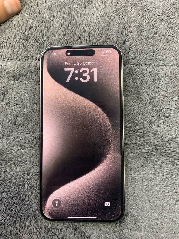 Natural Titanium Iphone 15 Pro Max Jv (265GB) (98% Health) 5