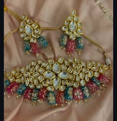 Gold plated polki set- Meraki by momina imad 0