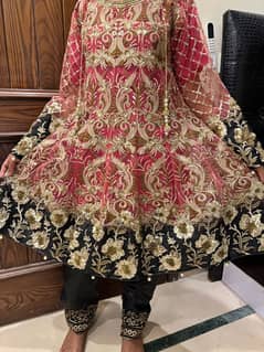 wedding/barat/mehndi dress with HEAVY work shirt