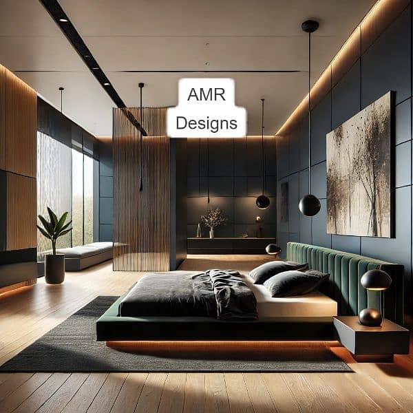 house, bedroom, living room, washroom interior design, architecture 3D 19