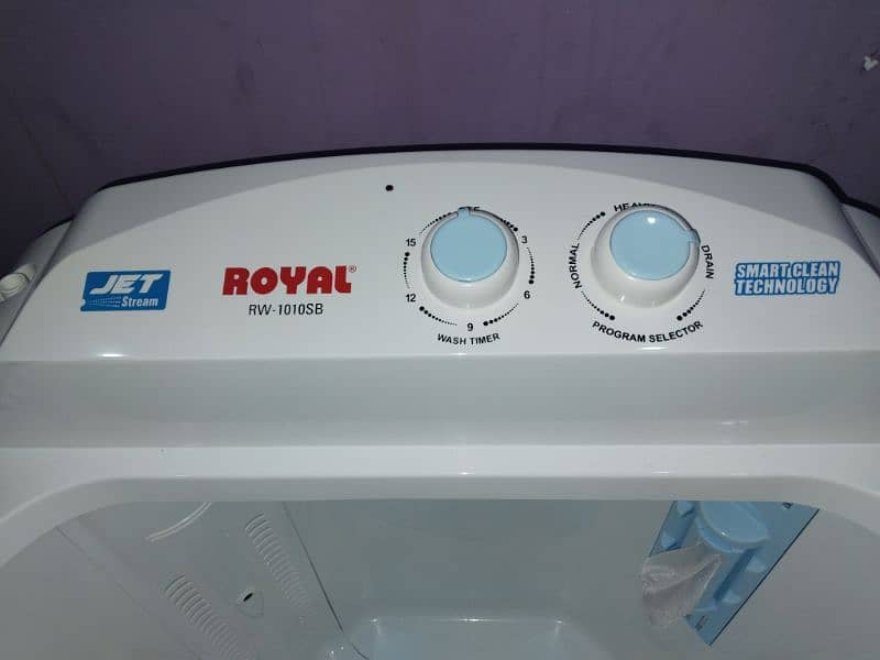 Royal Washing Machine Model No. RW-1010SB  (Brand New) 3