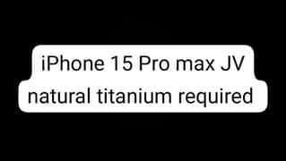 iPhone 15 pro max jv 0