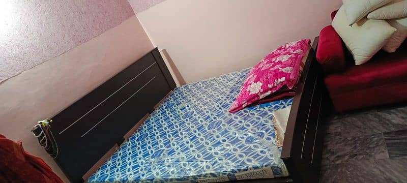 double bed with mattress 1