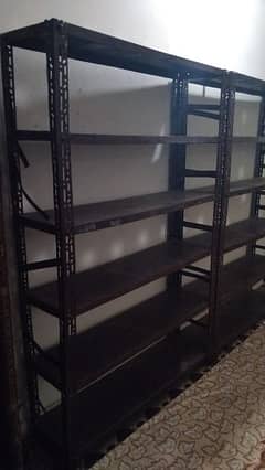 Iron book shelfs