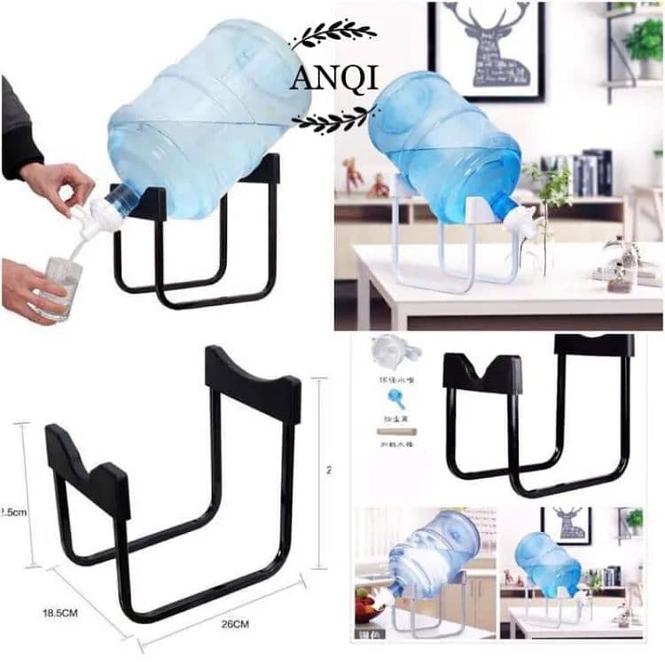 2 Pcs Set (Water Bottle Stand+ Tap) (Without Bottle) 3