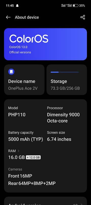 OnePlus Ace 2v 1