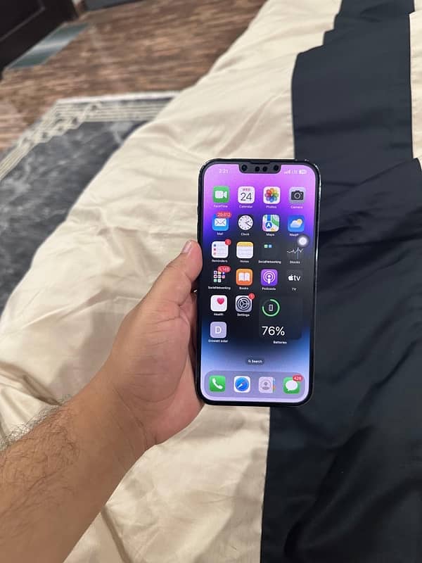 IPHONE 13 PRO MAX 128gb 87% Health PTA APPROVED 3