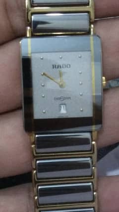 rado diastar integral silver golden boy size for sale