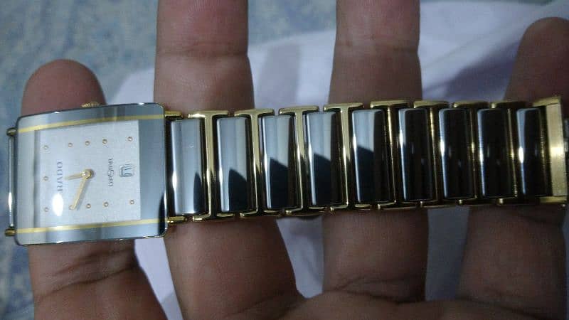 rado diastar integral silver golden boy size for sale 2