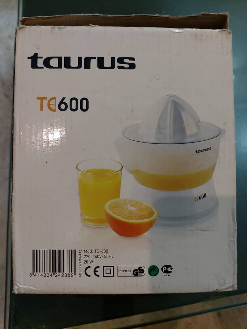 Taurus TC600 Citrus Juicer 1