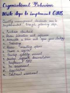 Handwriting Assignment work 0