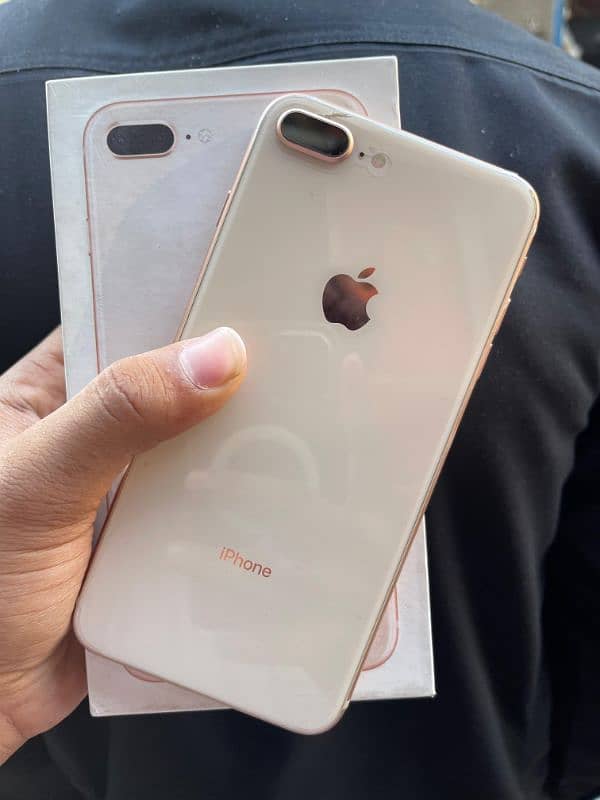 Iphone 8 plus pta approved with box 64 gb 0