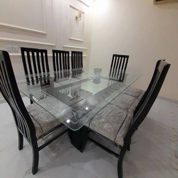 8 Seater dining table/wooden dining table/luxury dining/furniture 1