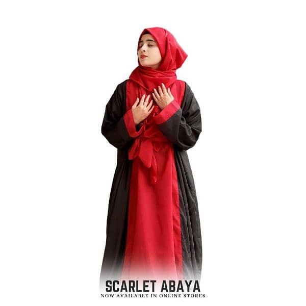 women 's stitched  Grip abaya 0