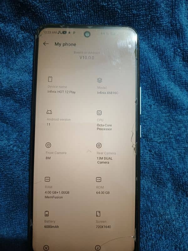 infinix hot 12 play 10/10 0