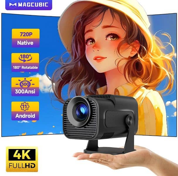 projector  indroid 4k 8k original box pack 15